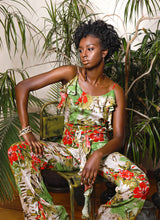 Load image into Gallery viewer, Kabibi Chiffon Ruffle Jumpsuit
